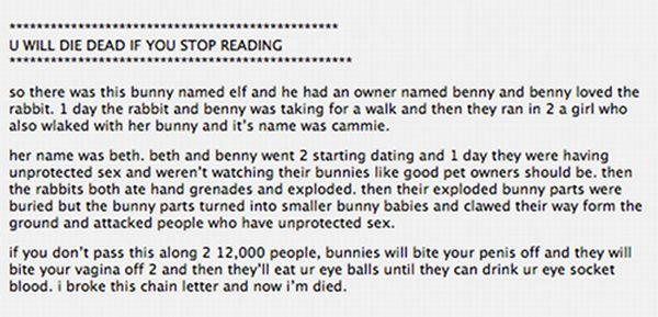 Chain E-Mails From 2004 (18 pics)