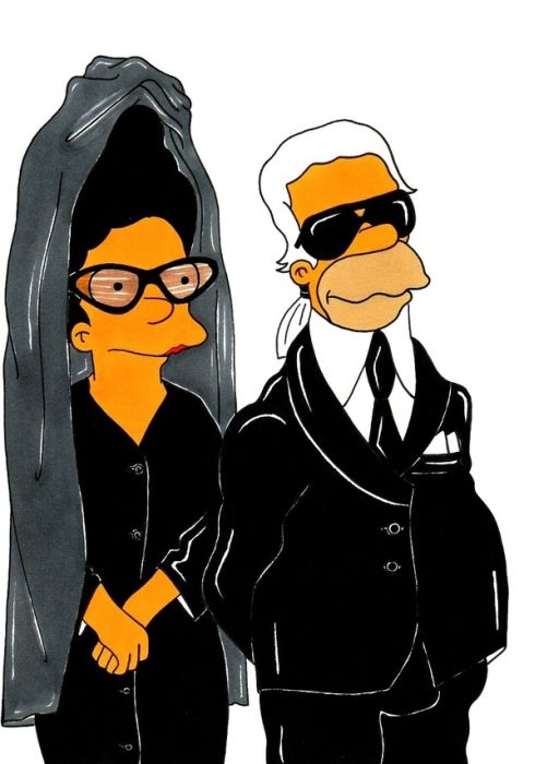 The Simpsons As Fashion Icons (12 pics)