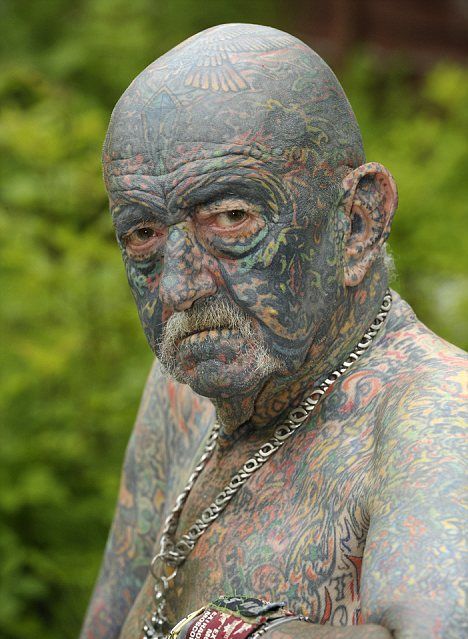 Tattoos Fade  But do all old people with tattoos look bad
