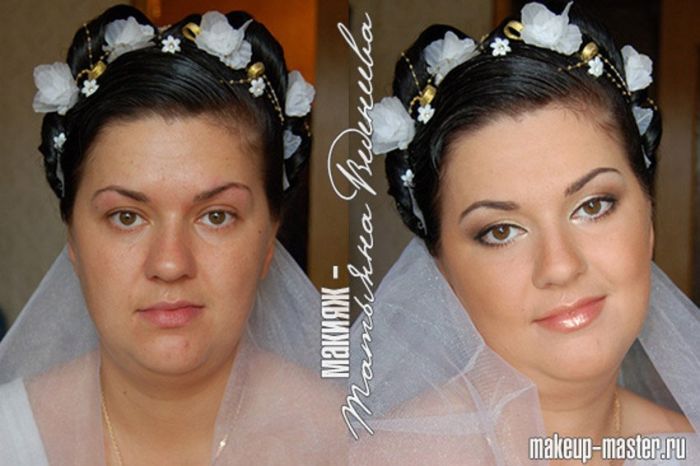 Russian Girls With and Without Makeup (42 pics)