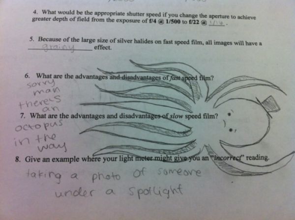Funny Exam Answers.