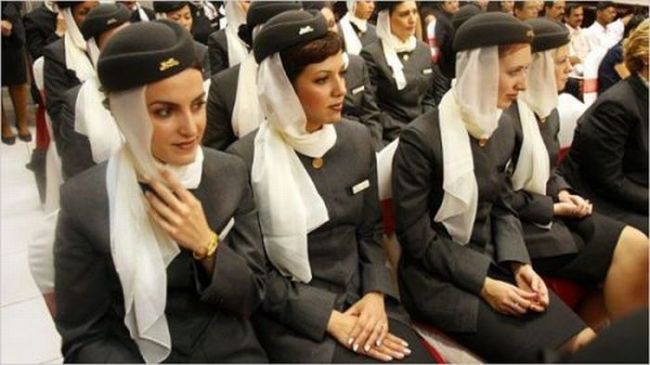 Stewardesses From All Over the World (34 pics)