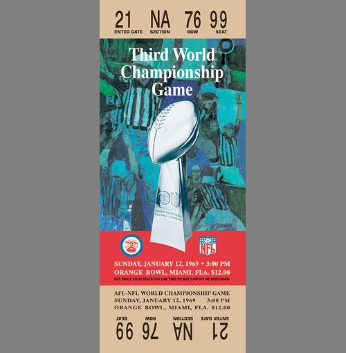 Every Super Bowl Ticket Ever (46 pics)