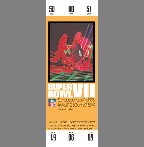 Every Super Bowl Ticket Ever (46 pics)
