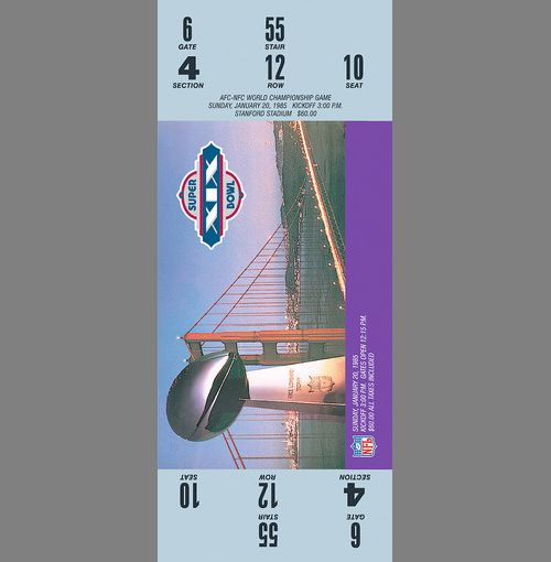 Every Super Bowl Ticket Ever (46 pics)