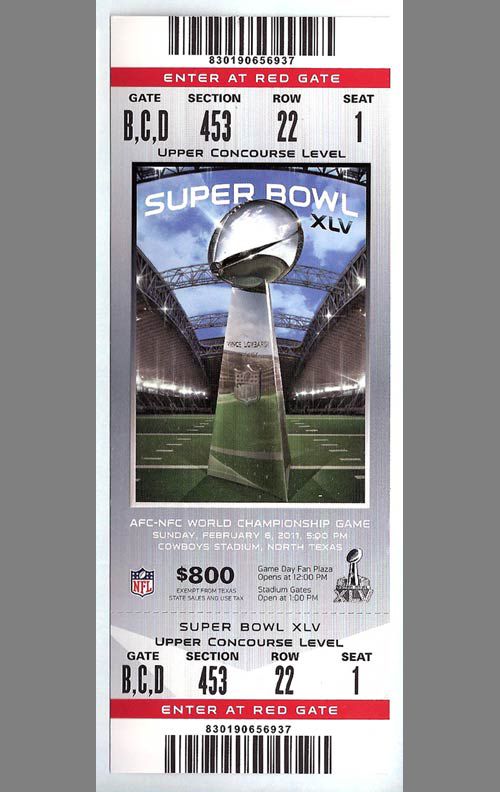 super bowl tickets images