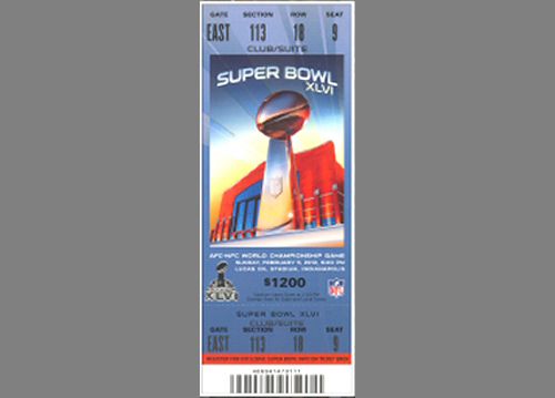 Every Super Bowl Ticket Ever (46 pics)