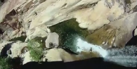 Incredible Waterfall Jump