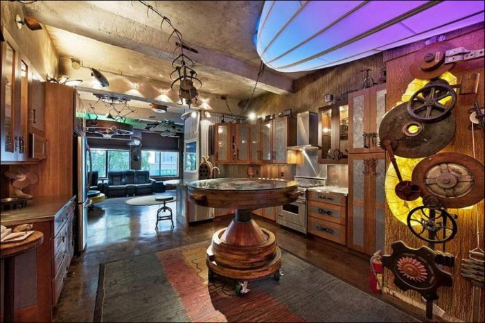 Steampunk Apartment in New York (8 pics)
