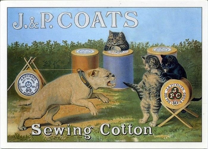 Vintage Cat Advertisements (21 pics)
