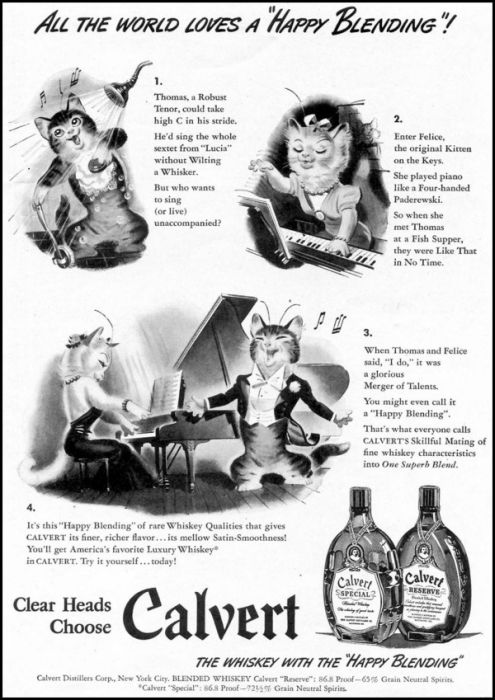 Vintage Cat Advertisements (21 pics)