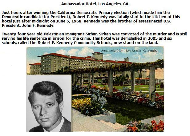 Hotels Where Famous People Have Died (10 pics)