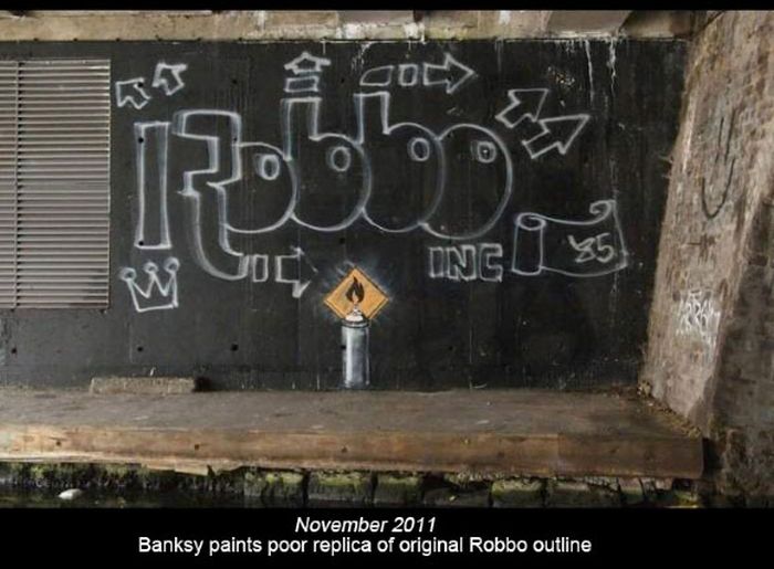 Banksy vs. Robbo (12 pics)