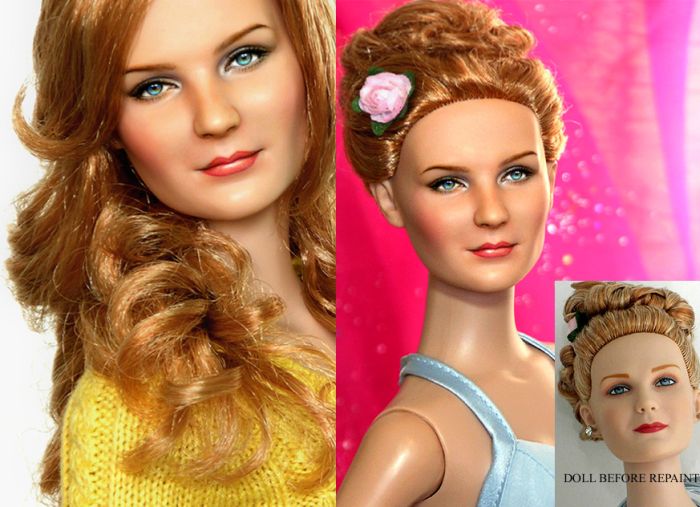 Repainted Celebrity Dolls (35 pics)