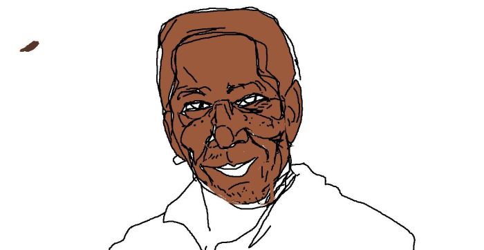 Morgan Freeman in MS Paint (33 pics)