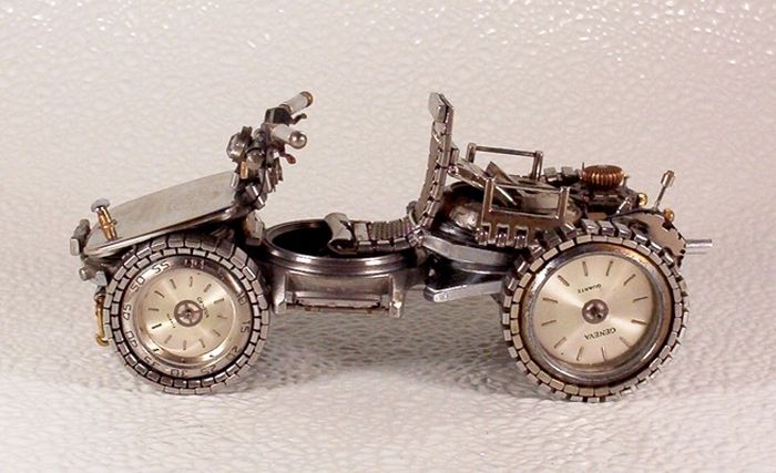 Awesome Bikes Made Out Of Old Watches (37 pics)