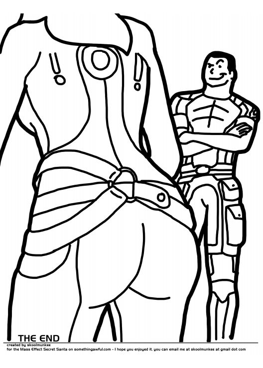 Download Mass Effect Coloring and Activity Book (30 pics)