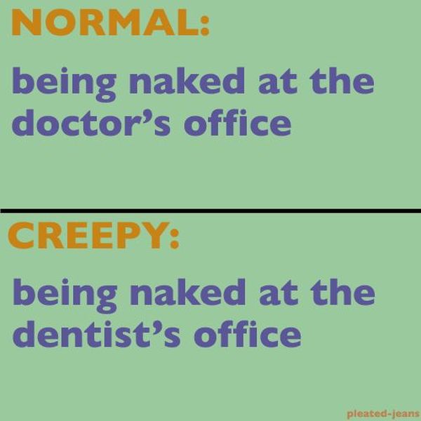 Normal vs. Creepy (11 pics)