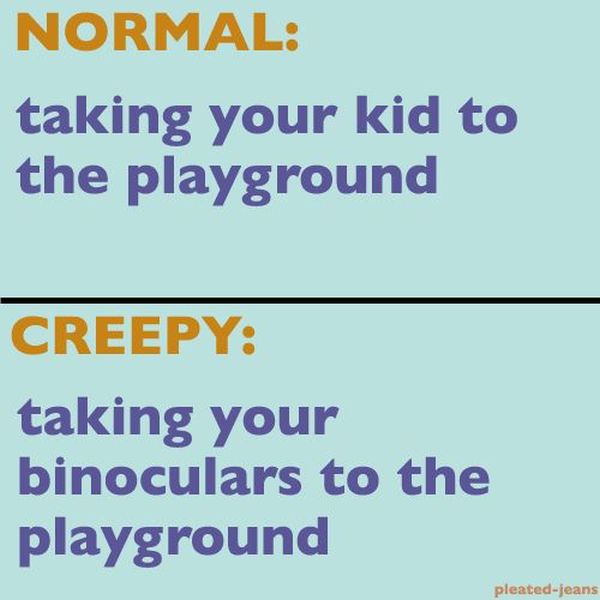 Normal vs. Creepy (11 pics)