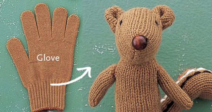 How to Turn a Glove into a Chipmunk (10 pics)