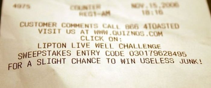 Odd Receipts (35 pics)