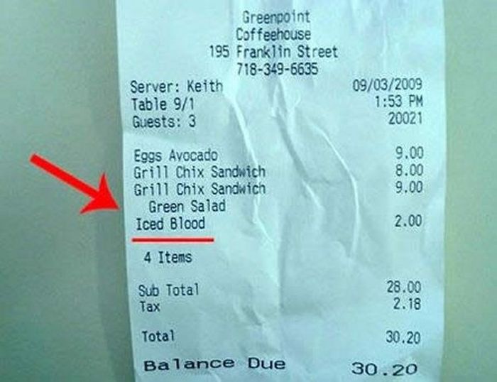 Odd Receipts (35 pics)