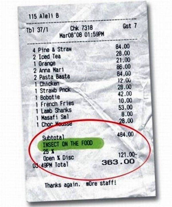 Odd Receipts (35 pics)