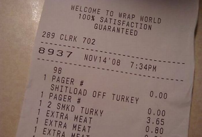 Odd Receipts (35 pics)