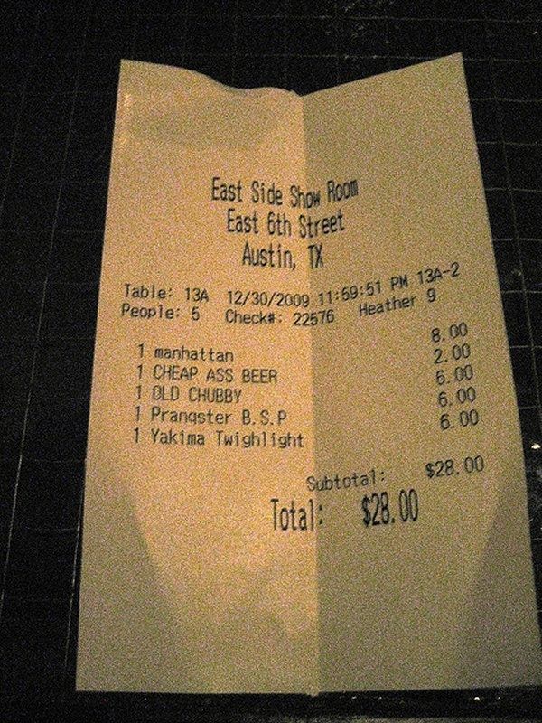 Odd Receipts (35 pics)