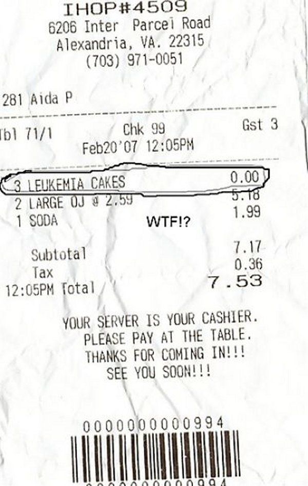 Odd Receipts (35 pics)