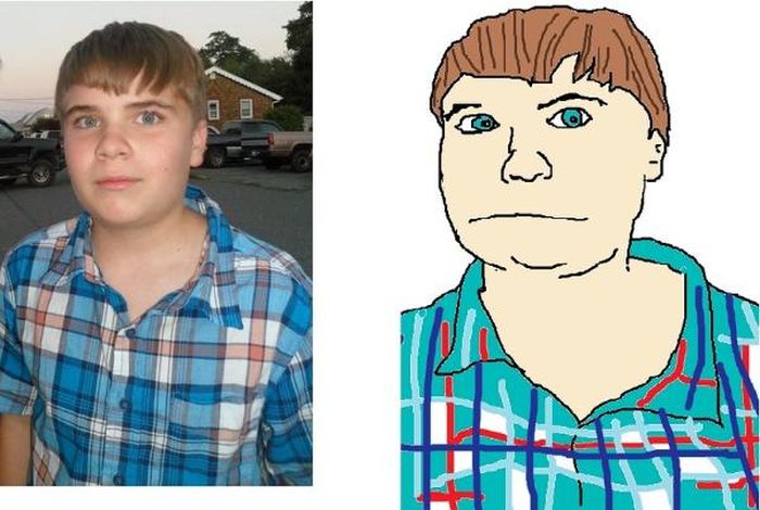 Guy's Making Paintings of His Facebook Friends (35 pics)