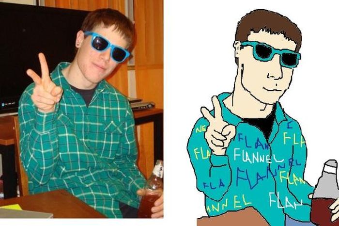 Guy's Making Paintings of His Facebook Friends (35 pics)