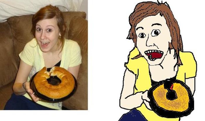 Guy's Making Paintings of His Facebook Friends (35 pics)