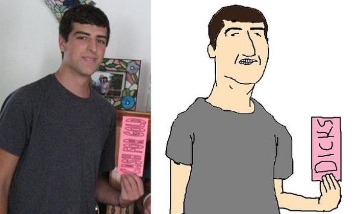 Guy's Making Paintings of His Facebook Friends (35 pics)