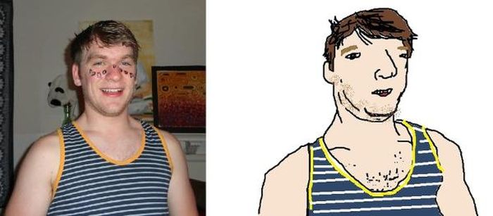 Guy's Making Paintings of His Facebook Friends (35 pics)