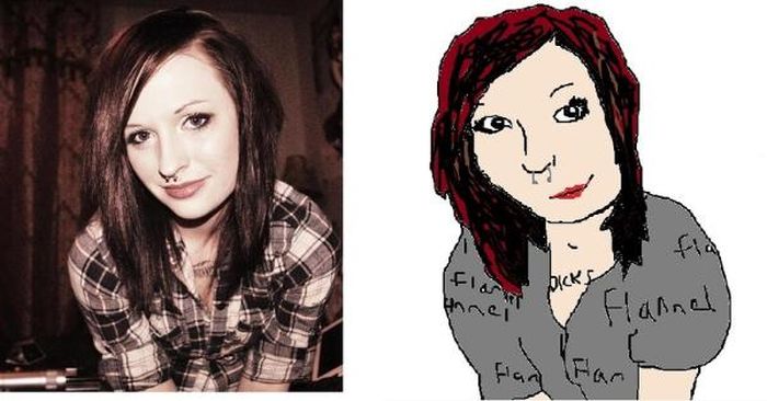 Guy's Making Paintings of His Facebook Friends (35 pics)