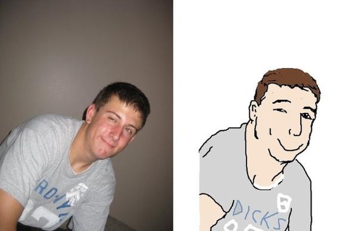 Guy's Making Paintings of His Facebook Friends (35 pics)
