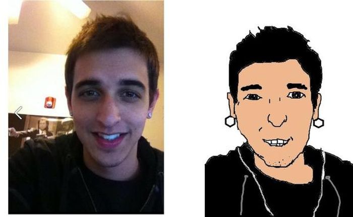 Guy's Making Paintings of His Facebook Friends (35 pics)