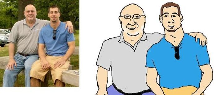 Guy's Making Paintings of His Facebook Friends (35 pics)