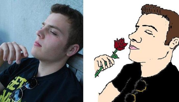 Guy's Making Paintings of His Facebook Friends (35 pics)