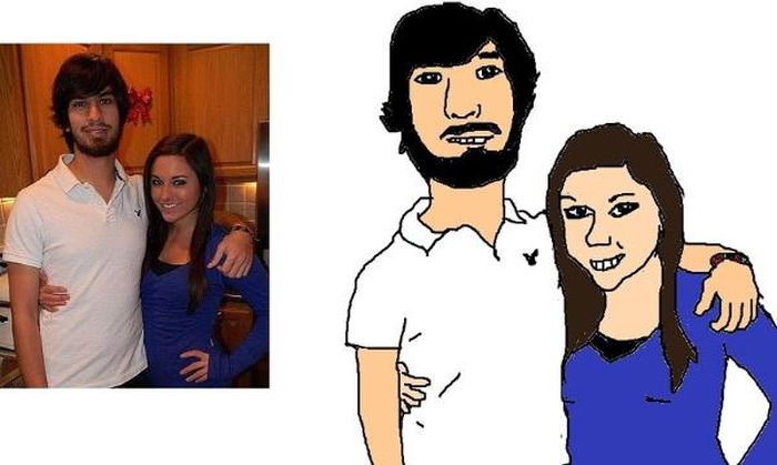 Guy's Making Paintings of His Facebook Friends (35 pics)
