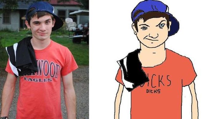Guy's Making Paintings of His Facebook Friends (35 pics)