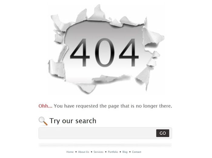 The Best of 404 Error Pages. Part 4 (23 pics)