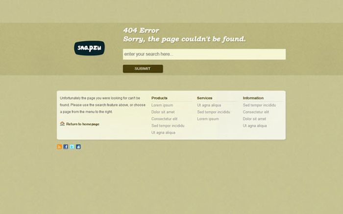 The Best of 404 Error Pages. Part 4 (23 pics)