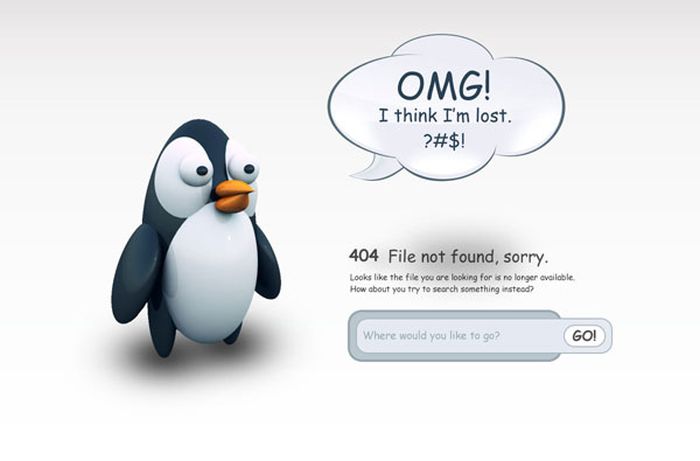 The Best of 404 Error Pages. Part 4 (23 pics)