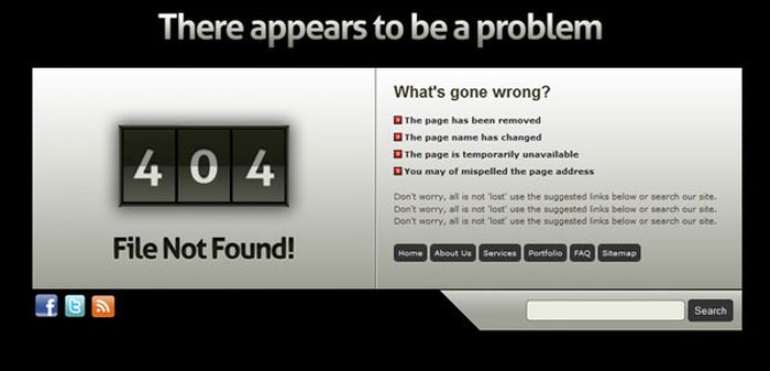 The Best of 404 Error Pages. Part 4 (23 pics)
