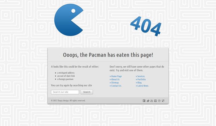 The Best of 404 Error Pages. Part 4 (23 pics)