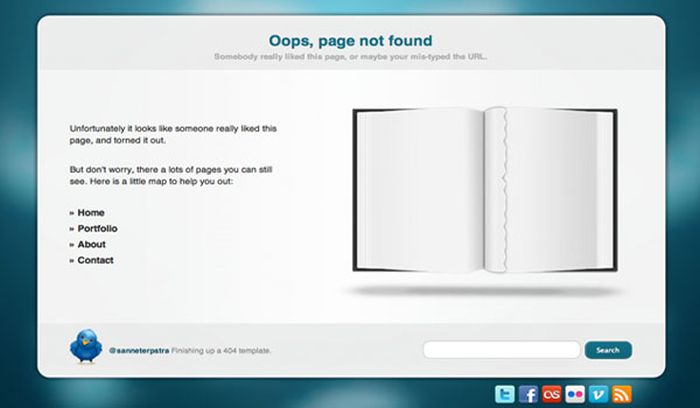 The Best of 404 Error Pages. Part 4 (23 pics)