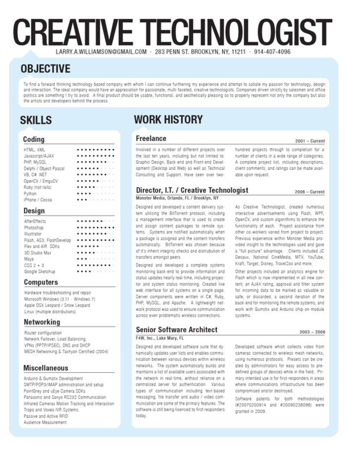Creative Resume Designs. Part 2 (24 pics)