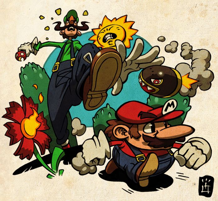 The Best of Super Mario Bros. Fan Art (99 pics)